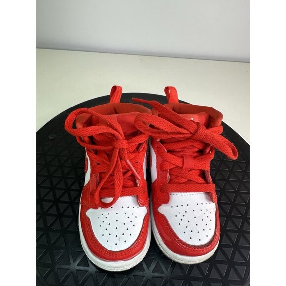 Nike Air Jordan Retro 1 Mid SE 'Barcelona Sweater' Size 6C GS Kids DC7250 600 - Picture 2 of 8